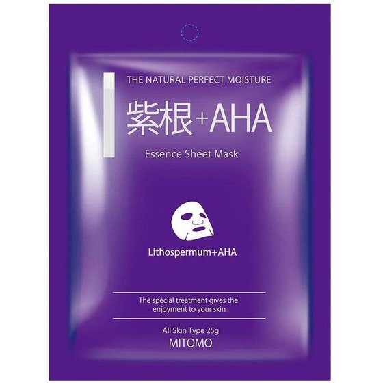 Mitomo Aha & Lithospermum Essence Mask - (1171)