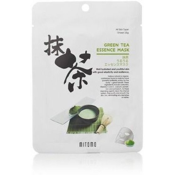 Mitomo Green Tea Essence Mask 1pc - (1246)
