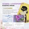 Mitomo Vitamin E & Lithospermum Facial Essence Mask - (1159)