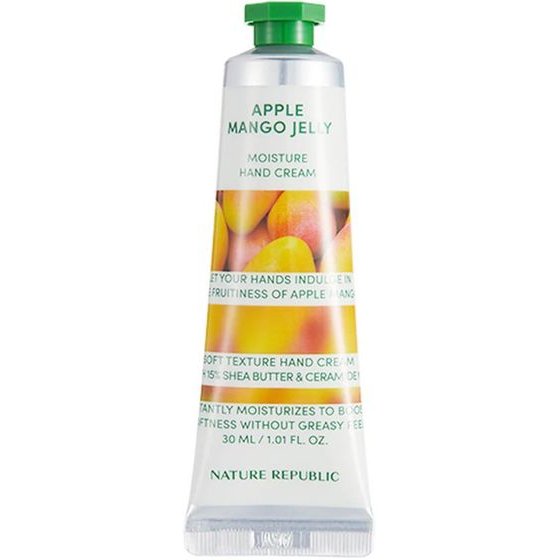 Nature Republic Hand & Nature Apple Mango Jelly Hand Cream 30ml - (1378)