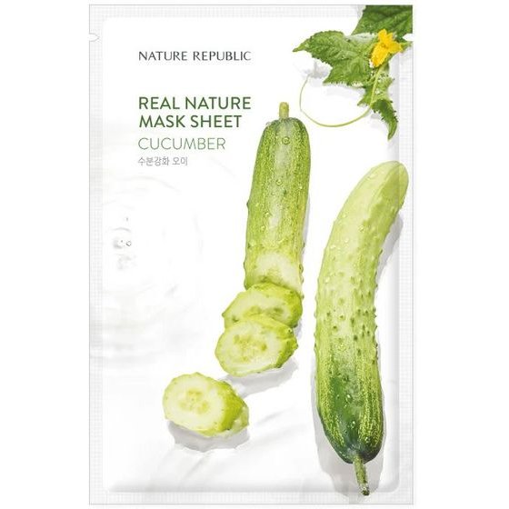 Nature Republic Real Nature Sheet Mask Cucumber 23ml - (1560)