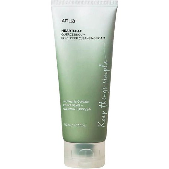 Anua Heartleaf + BHA Quercetinol Pore Deep Cleansing Foam 150ml - (1218)