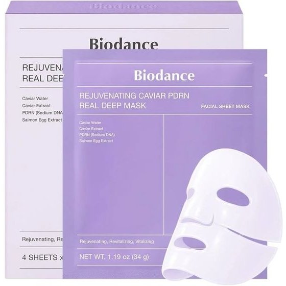 Biodance Rejuvenating Caviar PDRN Real Deep Mask 4 sheets - (1392)