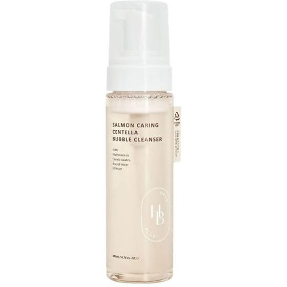 HEVEBLUE Salmon Caring Centella Bubble Cleanser 200ml - (1832)