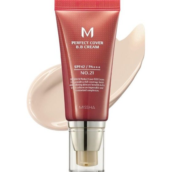 Missha Perfect Cover BB Cream No21 Light Beige 50ml - (0666)