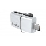 SANDISK SDDD2-032G-ME46W WHITE ULTRA DUAL USB DRIVE 3.0, 32GB