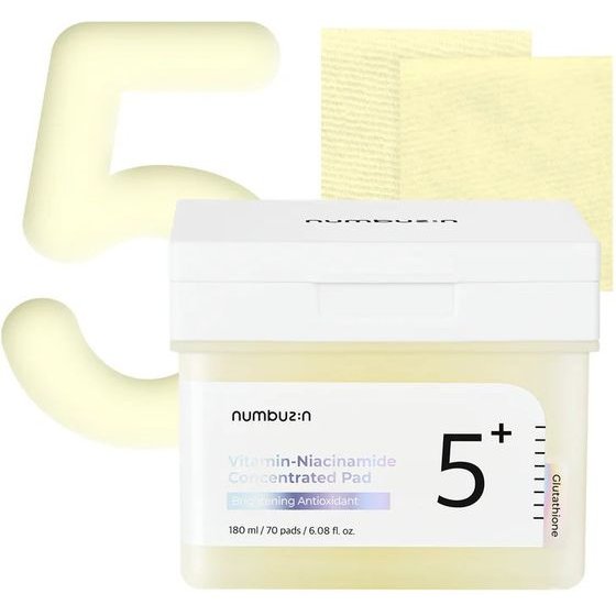NUMBUZIN No5 Vitamin Niacinamide Concentrated Pad 70pcs - (1203)