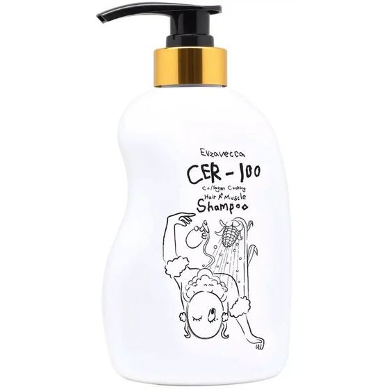 Elizavecca CER-100 Collagen Coating Hair Muscle Shampoo 500ml - (1467)