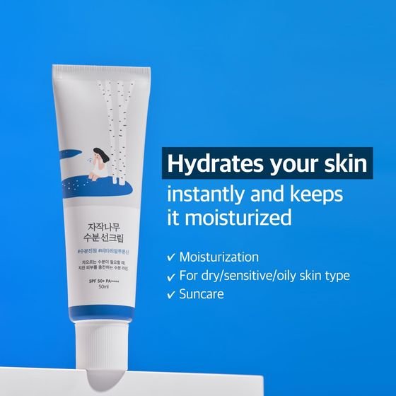 Round Lab Birch Moisturizing Sunscreen SPF 50+, PA++++ 50ml - (0729)