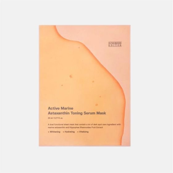 Sungboon Editor Active Marine Astaxanthin Toning Serum Mask 23ml - (1612)
