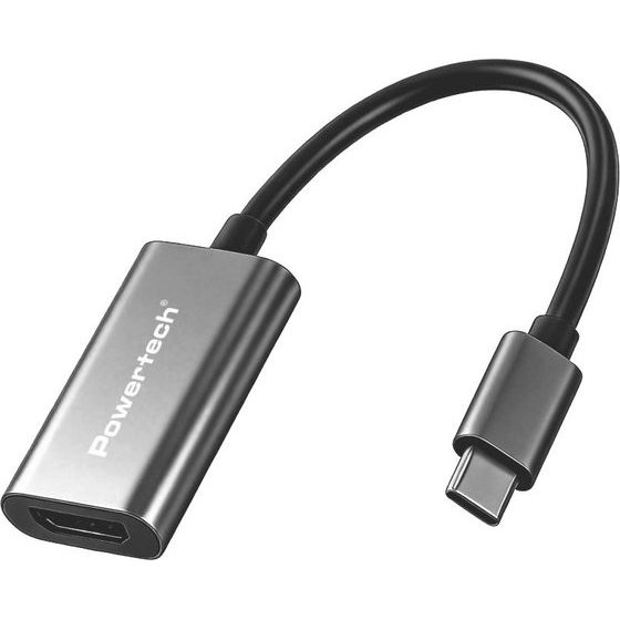 Powertech ���������� USB-C �� Hdmi 4K/30Hz, 10 Gbps, ���� - (PTR-0208)