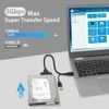 Powertech ������� �������� HDD/Ssd 2x Usb �� SATA, DC, 5GBps - (CAB-U163)