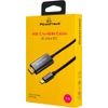 Powertech ������� USB-C �� Hdmi 4K/30Hz, 10 Gbps, 1m, ����� - (PTR-0209)