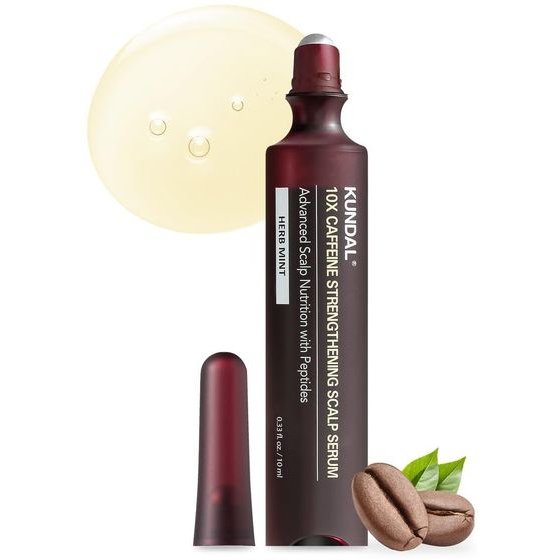 KUNDAL 10X Caffeine Strengthening Scalp Serum - ���� ����������� �������� �� 10x ������� ��� ��� ������ & ����� ������ - (KUN-33)
