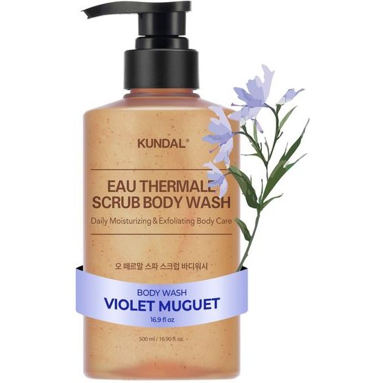 KUNDAL Eau Thermale Scrub Body Wash Violet Muguet - ������������ ���������� ������� �� ��������� ����� & ��������� - (KUN-41)