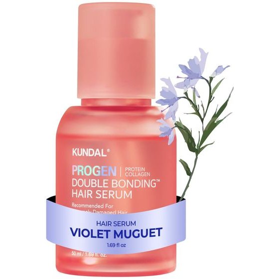 KUNDAL Progen Double Bonding Hair Serum Violet Muguet - Serum ����������� �� ��������� & Ceramides ��� ������ & ������� ������ - (KUN-38)
