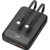 Deltaco Power Bank 10.000 mAh, 1xUSB-A, 1xUSB-C, 2x ������������ ������� USB-C, Pd 20 W, ����� - (PB-CC100)