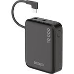 Deltaco Power Bank 10.000 mAh, 1xUSB-C, 1x ������������ ������� USB-C, Pd 20 W, ����� - (PB-CC101)