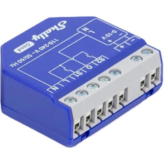 Shelly ��������� ������� �������� 0/1-10V Pm Gen4 - (Dimmer 0/1-10V Pm G4)