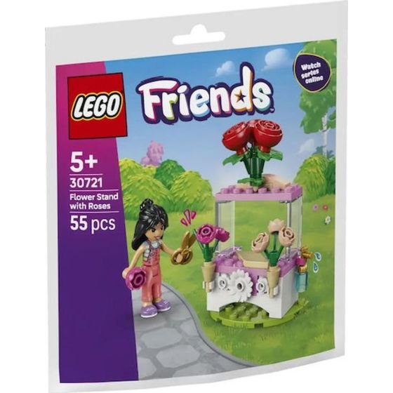 Lego Friends Flower Stand With Roses (Polybag) - (30721)