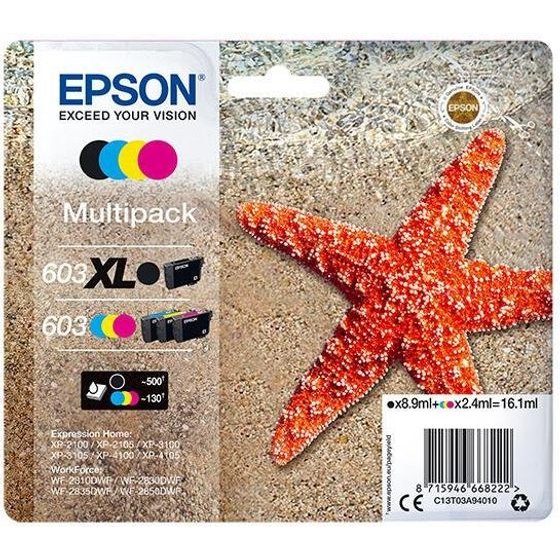 Epson BK,C,M,Y - (C13T03A94010)