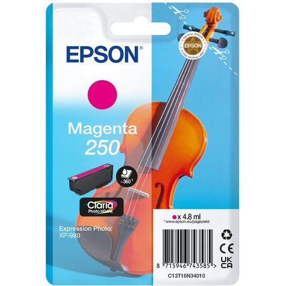 Epson Ink 250 / Magenta - (C13T16N34010)