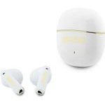 Guess Gold Line Glossy Classic Logo Tws Wireless Earphones White - (GUTWSG3HGECH)