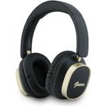 Guess Rectangle Metal Script Logo Enc Wireless Headphone Black - (GUBHV28HGCSMK)