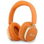 Guess Rectangle Metal Script Logo Enc Wireless Headphone Orange - (GUBHV28HGCSMO)