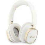 Guess Rectangle Metal Script Logo Enc Wireless Headphone White - (GUBHV28HGCSME)