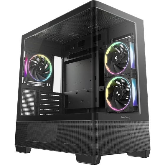 Deepcool Case Atx - CG380U 3F - 3 Argb Fans, USB-C - (R-CG380U-BKAGM3-G)