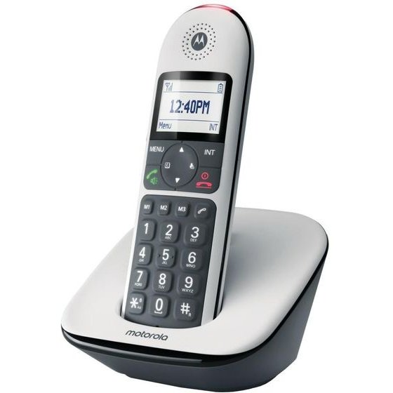 Motorola Cordless Landline Phone CD5001 White - (107CD5001WHITE)
