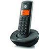 Motorola Cordless Landline Phone E201 Black - (107E201)