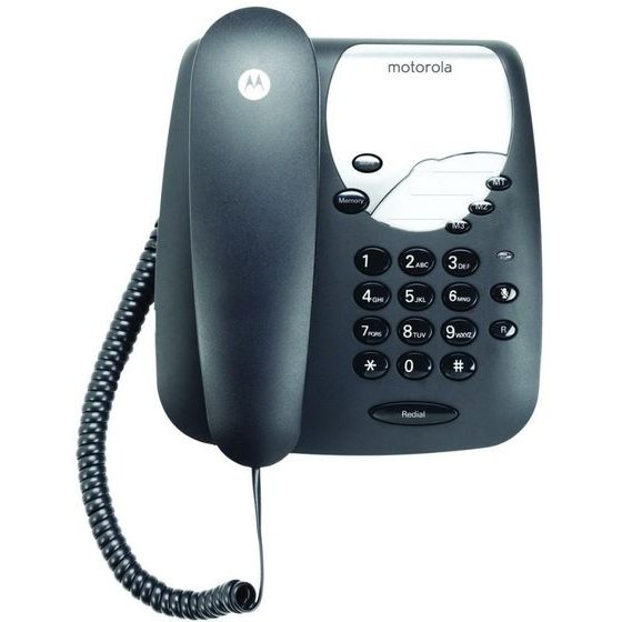 Motorola Cordless Phone With Wall Mount CT1 Black - (107CT1BLACK)