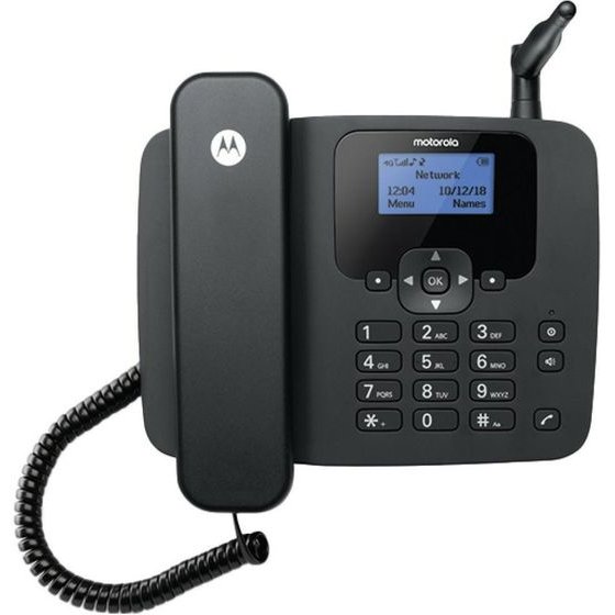 Motorola Landline Phone FW410L Black - (107FW410L)