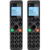 Motorola Set Of DOT202 Cordless Landline Phones Black 2 psc. - (107DOT202BLACK)