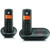 Motorola Set Of E212 Cordless Landline Phones 2 pcs. Black - (107E212)
