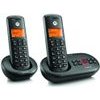 Motorola Set Of E212 Cordless Landline Phones 2 pcs. Black - (107E212)