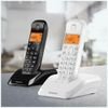 Motorola Set Of S1202 Cordless Landline Phones 2 pcs. Black White - (107S1202WB)