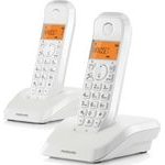 Motorola Set Of S1202 Cordless Landline Phones 2 pcs. White - (107S1202WHITE)