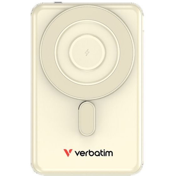 Verbatim Magnetic Wireless Powerbank `n` Go 15W 5000mAh 2xUSB-C Cable Gold - (32253)