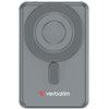 Verbatim Magnetic Wireless Powerbank `n` Go 15W 5000mAh 2xUSB-C Cable Grey - (32251)