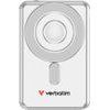Verbatim Magnetic Wireless Powerbank `n` Go 15W 5000mAh 2xUSB-C Cable Silver - (32276)