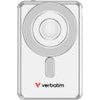 Verbatim Magnetic Wireless Powerbank `n` Go 15W 5000mAh 2xUSB-C Cable Silver - (32276)