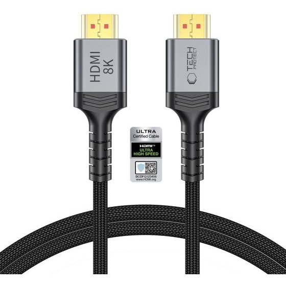 Tech-Protect Ultraboost Cable Hdmi 2.1 4K 120HZ / 8K 60HZ 100CM BLACK