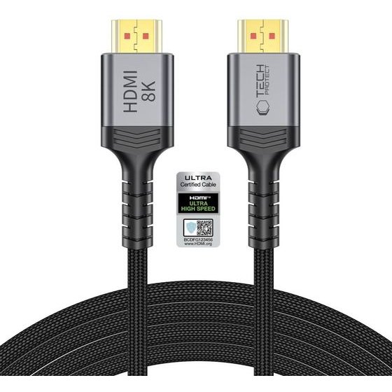 Tech-Protect Ultraboost Cable Hdmi 2.1 4K 120HZ / 8K 60HZ 300CM BLACK
