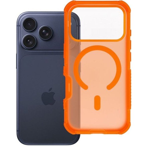 FORCELL Case For Iphone 17 Pro / 18 Pro (Low Camera edge) F-Protect Bumperx Premium Compatible With Magsafe orange