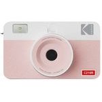 Kodak Mini Shot 2 Retro Pink -Instant Camera & Photo Printer (5.3 x 8.6 cm), Ios & Android Bt + 8 Sh - (KOCAMC210RPK)