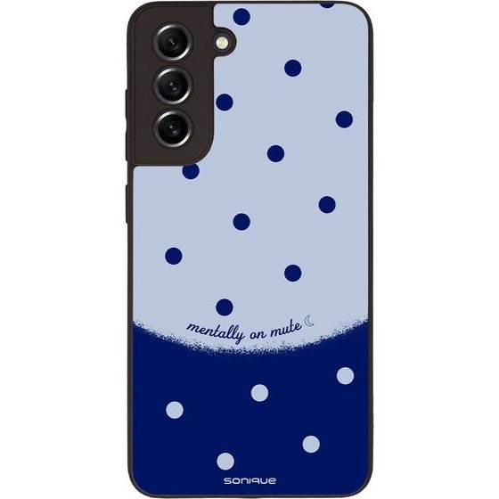 Sonique ���� Delulu Polka Era Series ��� Samsung Galaxy S21 Fe Blue Mentally