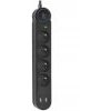 ART Extension Cord 4 Sockets + 2 x Usb A + Usb C FU810 1,5 m black